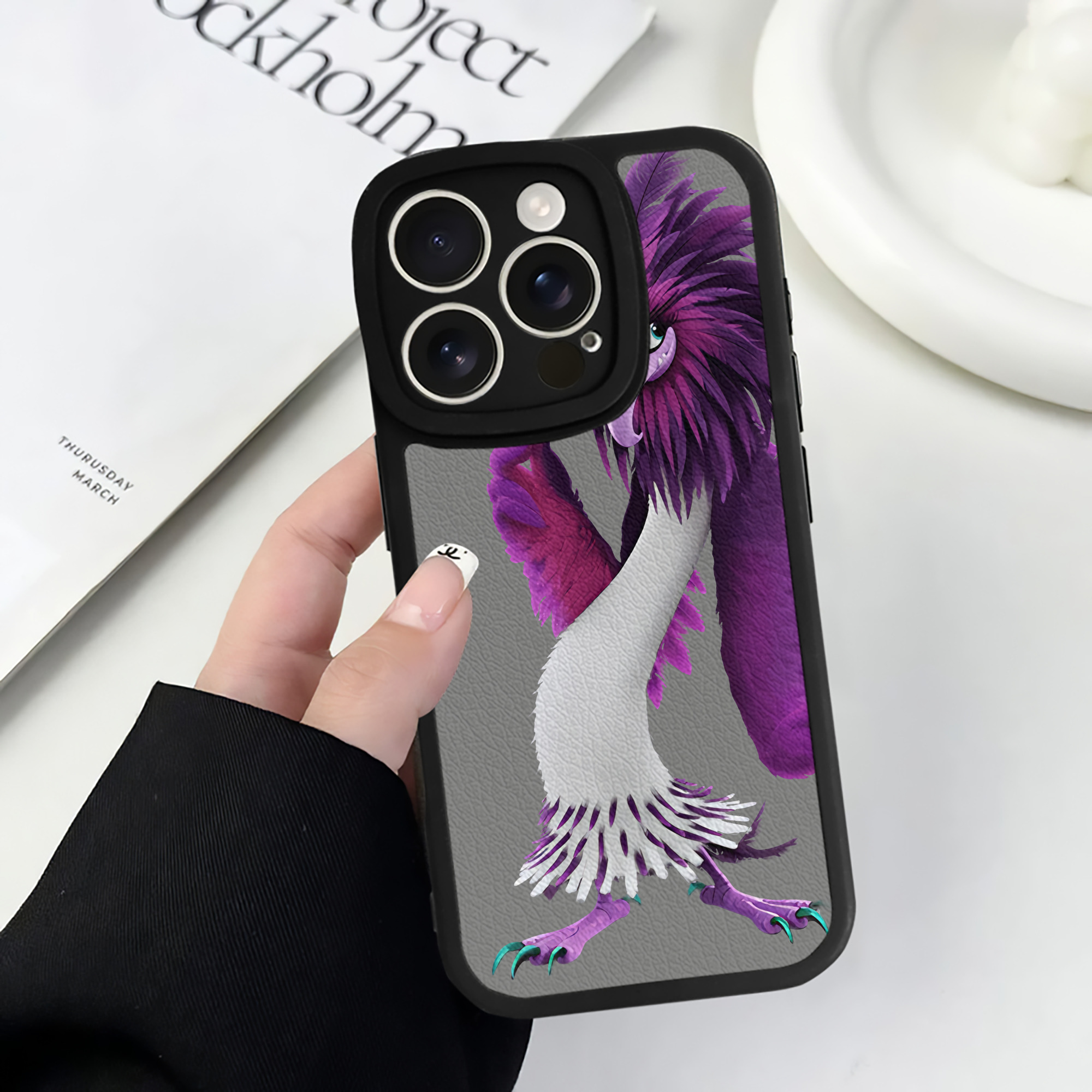 （画像用） Angry Birds アングリーバード 【iPhone 16シリーズ対応】シリコンスマホケース（レザー調） 材質：シリコン